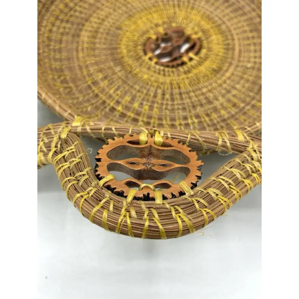 Handmade unusual handwoven